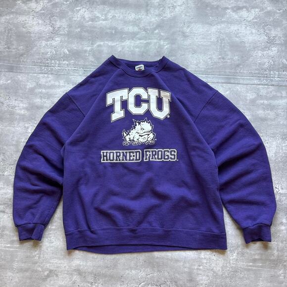 Vintage 2000s tcu crewneck - Picture 1 of 2
